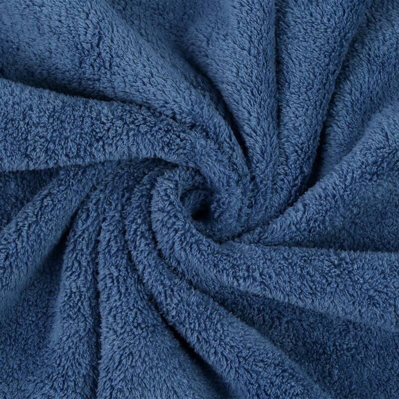 350GSM Softest Plush Fleece Towel Set Highly Absorbent Towels with Loop