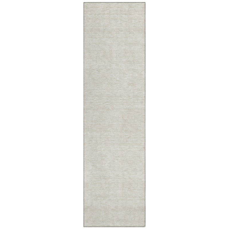 Machine Washable Indoor/ Outdoor Chantille Contemporary Stripe Rug