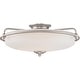 preview thumbnail 4 of 2, Griffin 4-Light Flush Mount in Antique Nickel
