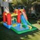preview thumbnail 1 of 5, Outsunny Kids Bounce House Inflatable Water Slide with Water Play Toy - 130"Lx96.5"Wx84.75"H
