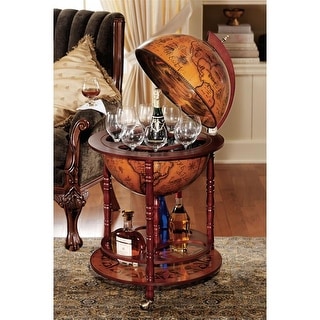 Design Toscano Sixteenth-Century Italian Replica Globe Bar Cart