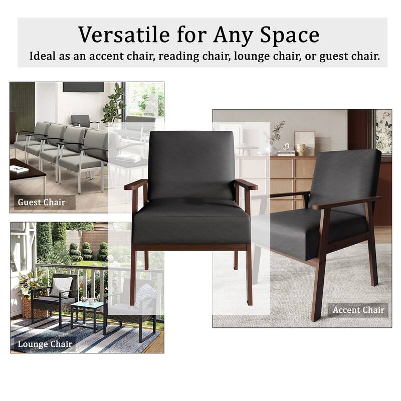 CraftPorch Minimalist 2-Pieces Accent Chairs