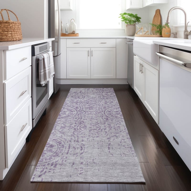 Machine Washable Indoor/ Outdoor Chantille Vintage Suzani Rug