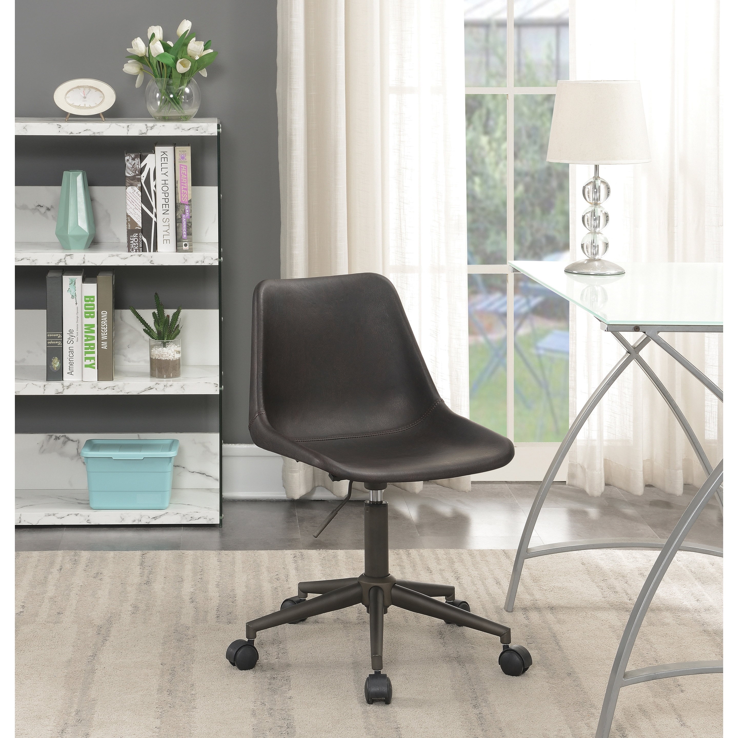 CDecor Ralston Bronze Adjustable Desk Chairs