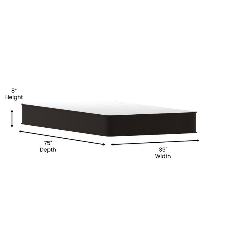 Medium Tight Top Innerspring Hybrid Mattress - Gray
