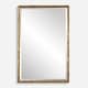 preview thumbnail 1 of 5, Vanity Rectangular Wall Mirror - 36" - Gold Finish