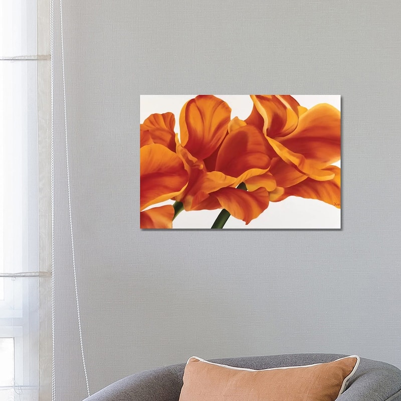 iCanvas "Fancy Flower II" by Yvonne Poelstra-Holzhaus Canvas Print - 18x26x1.5