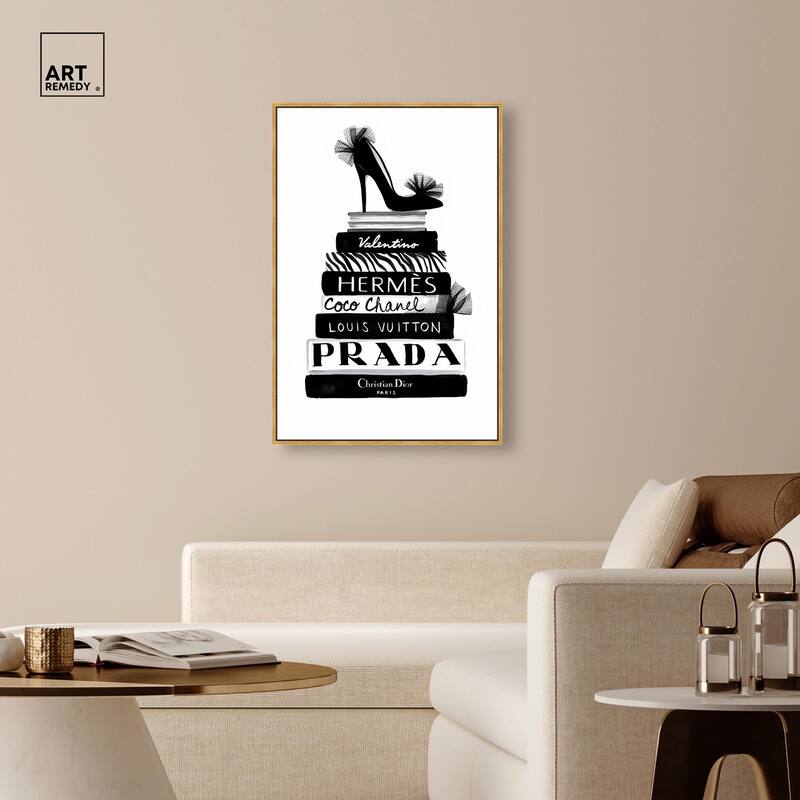 Library Luxe Canvas by Art Remedy