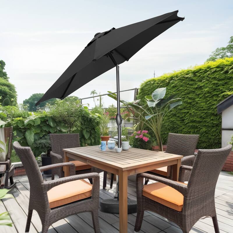 9ft Outdoor Patio Umbrella 6 Ribs with Tilt & Crank.
