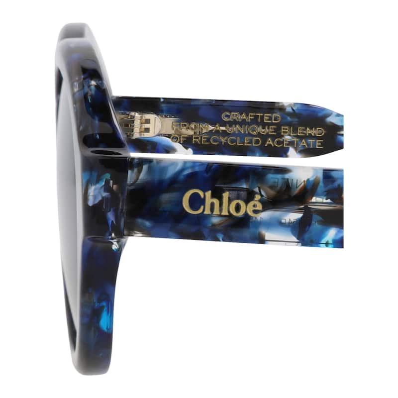 Chloé Round-Frame Recycled Acetate Sunglasses