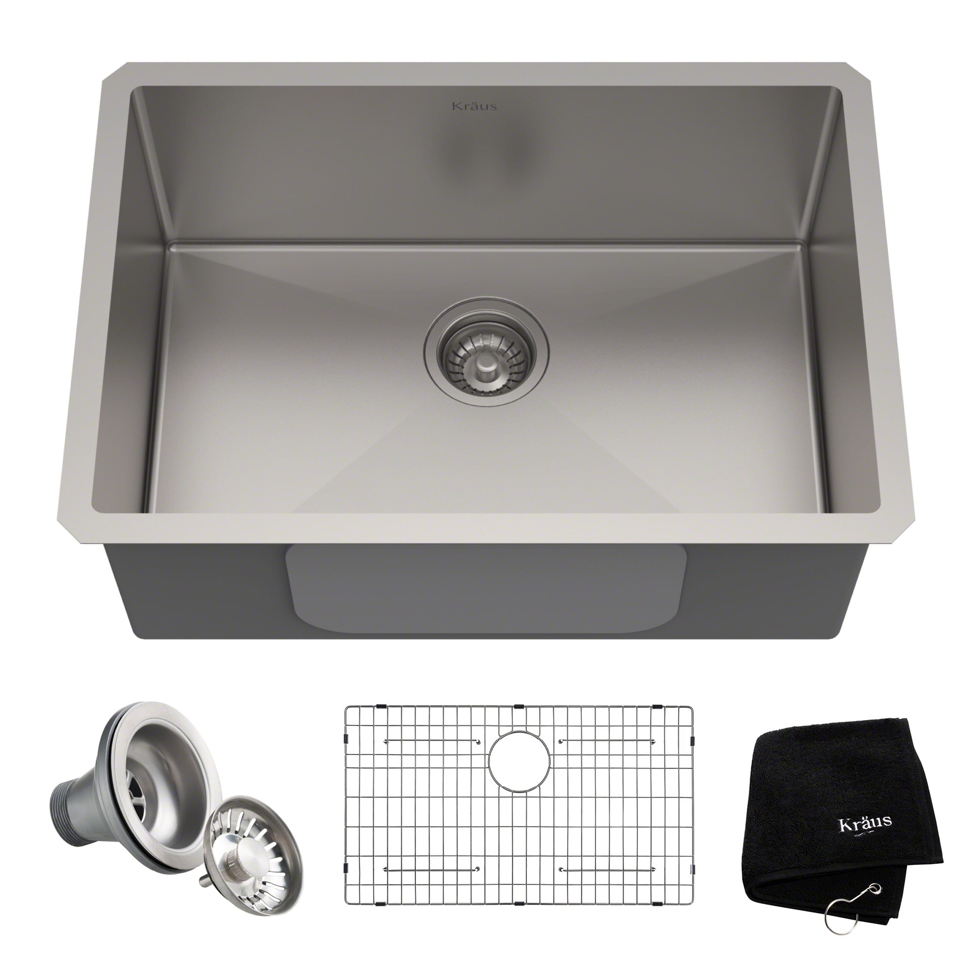 KRAUS Standart PRO Stainless Steel 26 inch Undermount Kitchen Sink