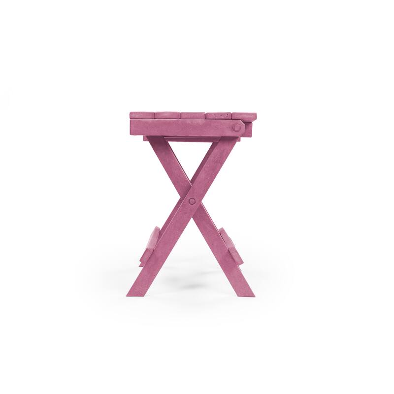 San Juan Fully Assembled All-Weather Recycled HDPE Outdoor Folding Bistro table