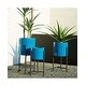 preview thumbnail 6 of 20, Glitzhome Modern Metal 3-piece Plant Stand Set