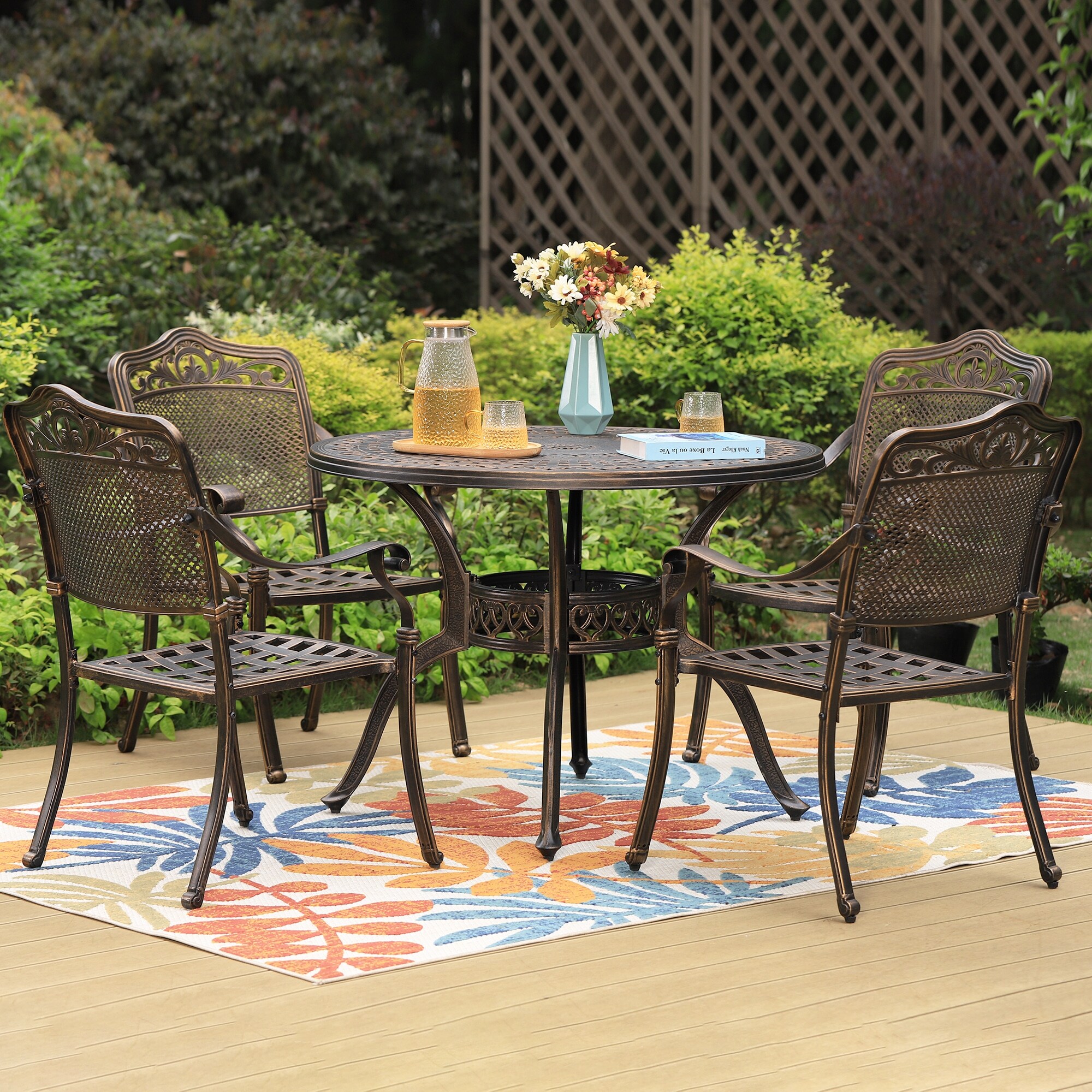 Vintage patio hotsell dining set