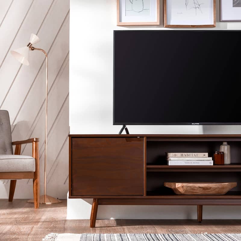 Middlebrook 70-inch Mid-Century Solid Wood TV Stand