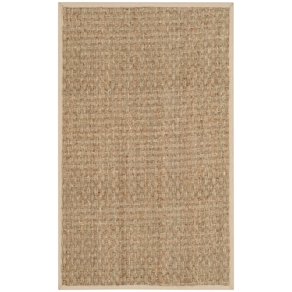 SAFAVIEH Natural Fiber Zymryd Basketweave Seagrass Rug
