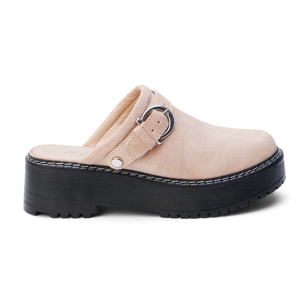 Matisse Lenni Suede Leather Adjustable Clog