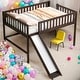 preview thumbnail 20 of 25, Modern Full Size Low Loft Bed With Ladder And Smooth Slide,A Better Sleeping Environment for Bedroom