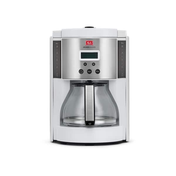 Melitta Aroma Enhance 10Cup Drip Coffee Maker with Glass Carafe Bed