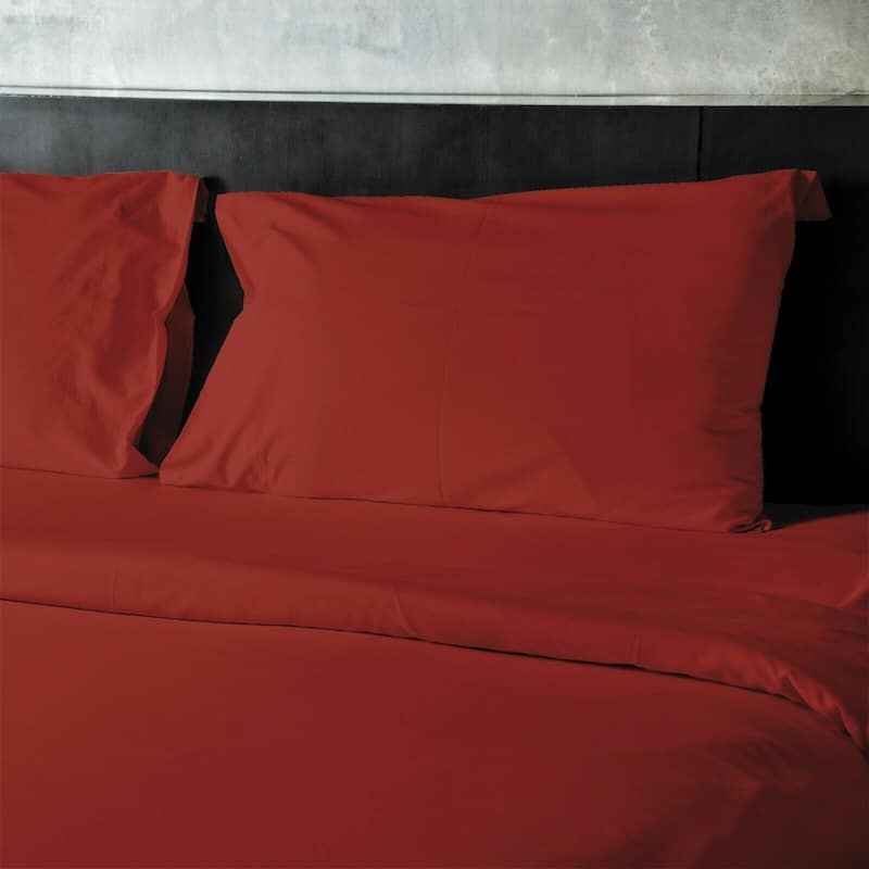 1800 Series Super Soft Blended Deep-pocket Sheet Set - Burgundy - Full