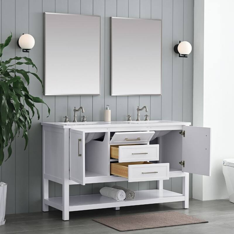 Sudio Design Arlo 54" Double Bathroom Vanity - 54" Double Sink