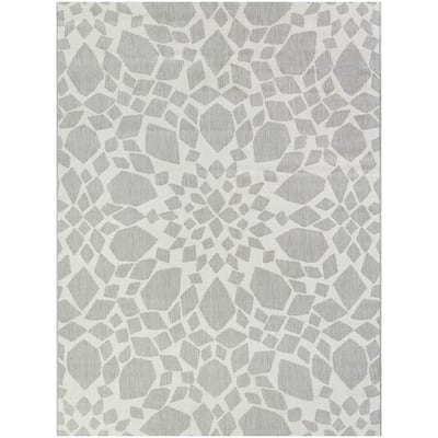 Chiarello Modern Geometric Medallion Indoor/Outdoor Area Rug