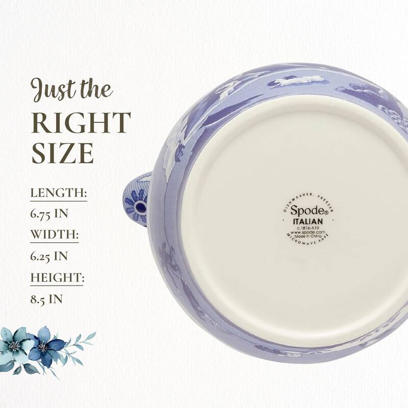Spode Blue Italian Pitcher - 3.5 Pint