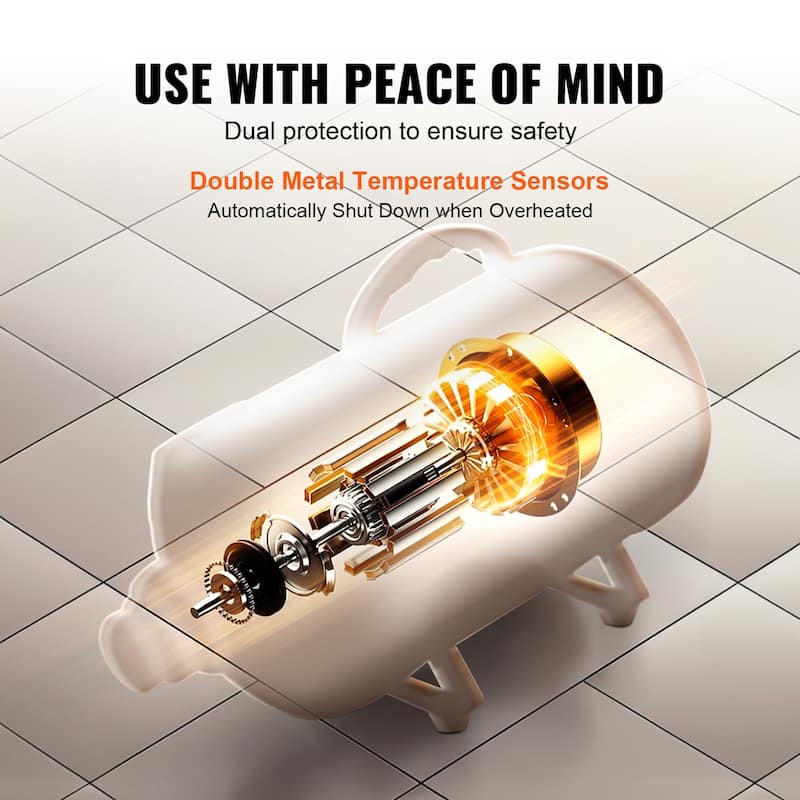 Dog Dryer Pet Hair Dryer with 4 Nozzles and Extendable Hose - 2000W/2.7HP