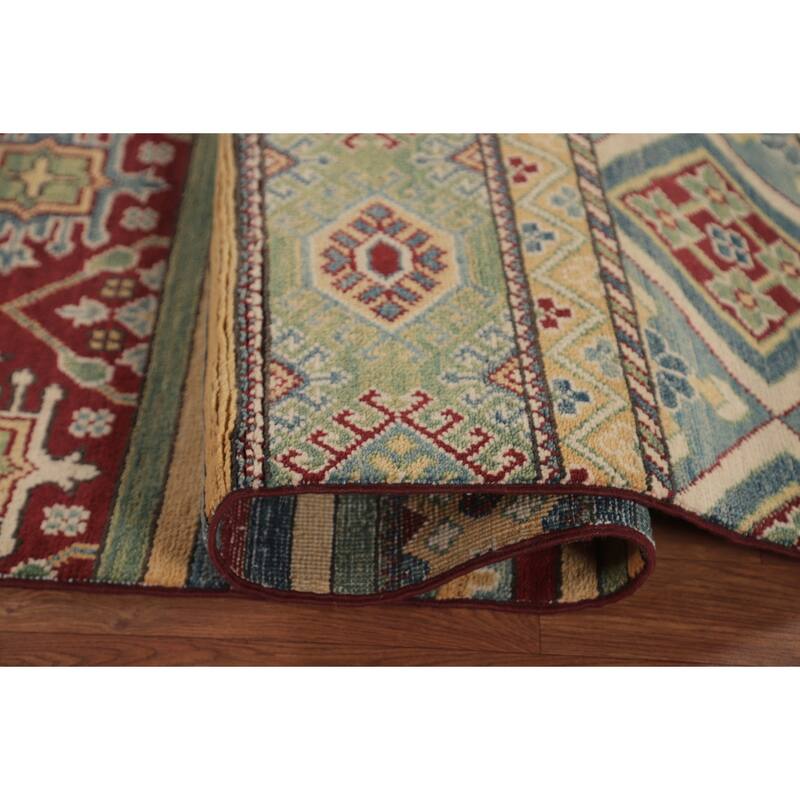 Kazak Oriental Large Area Rug Handmade Wool Carpet - 9'5" x 14'7"