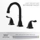 preview thumbnail 32 of 34, WOWOW 8 Inch Widespread Bathroom Faucet in Morden