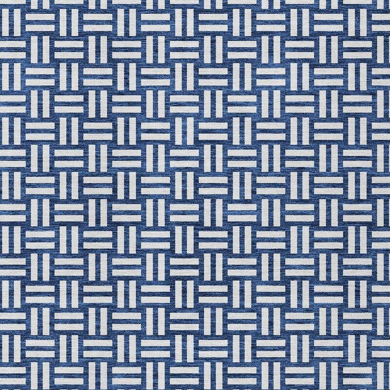 HomeRoots Geometric Transitional Rectangle Outdoor Rug