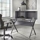 preview thumbnail 2 of 4, Simple Living Willmore Desk Grey/Black