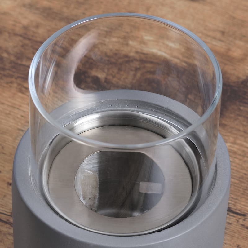 HOMCOM Eco-Friendly Mini Table Top Fire Pit Bowl Outdoor & Living Room Decor