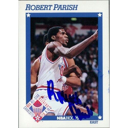 Shop Signed Parish Robert Boston Celtics 1991 Nba Hoops Basketball
