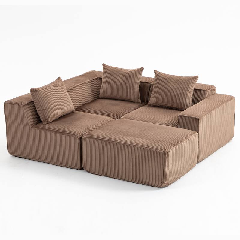 Multi Person Modular Compression Sofa That Can Be Freely Combined