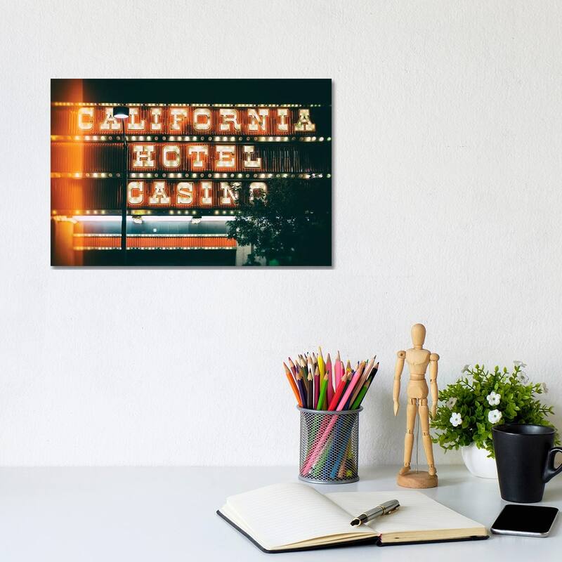 iCanvas "American West - Vegas Hotel Casino" by Philippe Hugonnard Canvas Print - 8x12x0.75