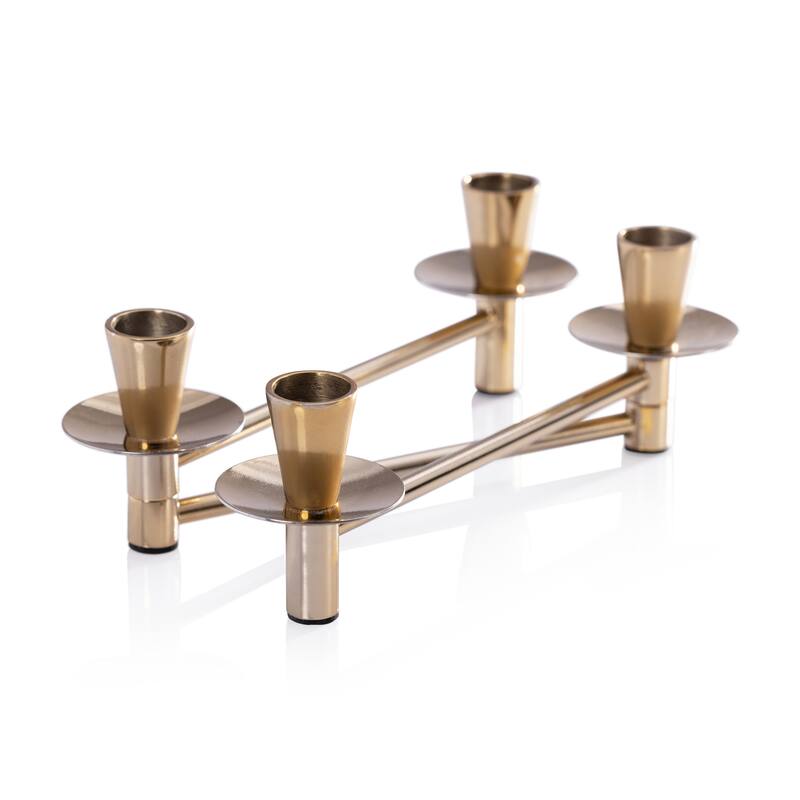 Méduse Expandable 4-Piece Taper Candle Holder Set