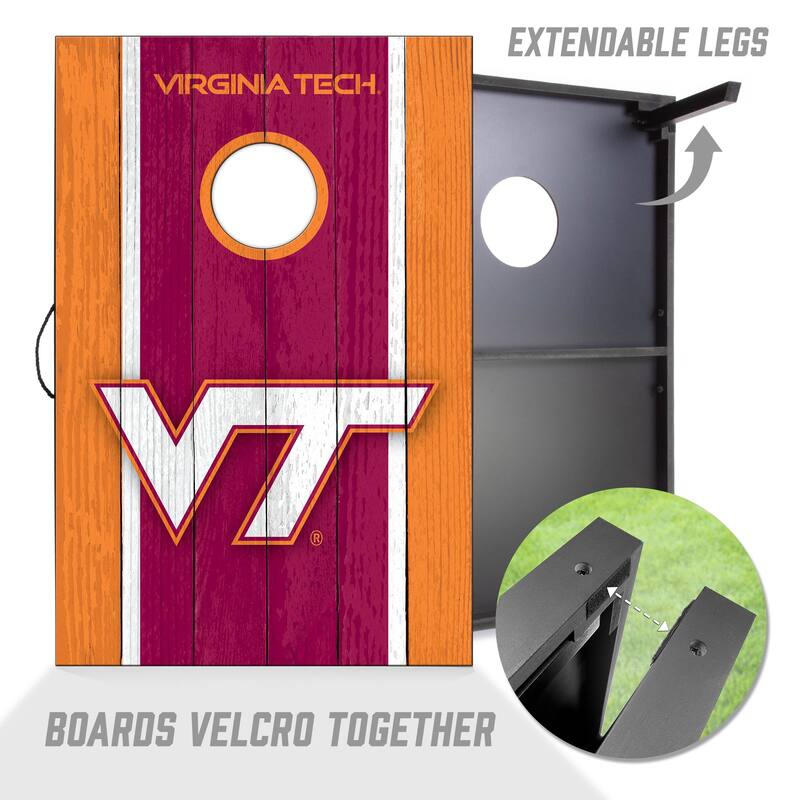 Virginia Tech Hokies NCAA Compact 2x3 Tailgate Cornhole Board Set