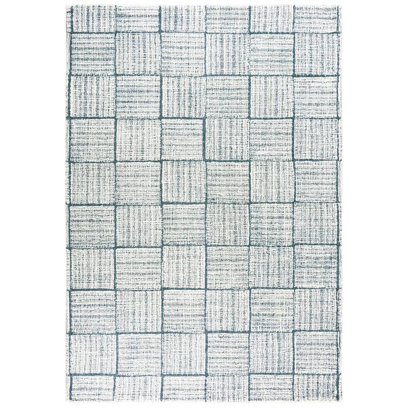 Alora Decor Wondrous Hand-tufted Wool Rug - 7'6" x 9'6" - Blue