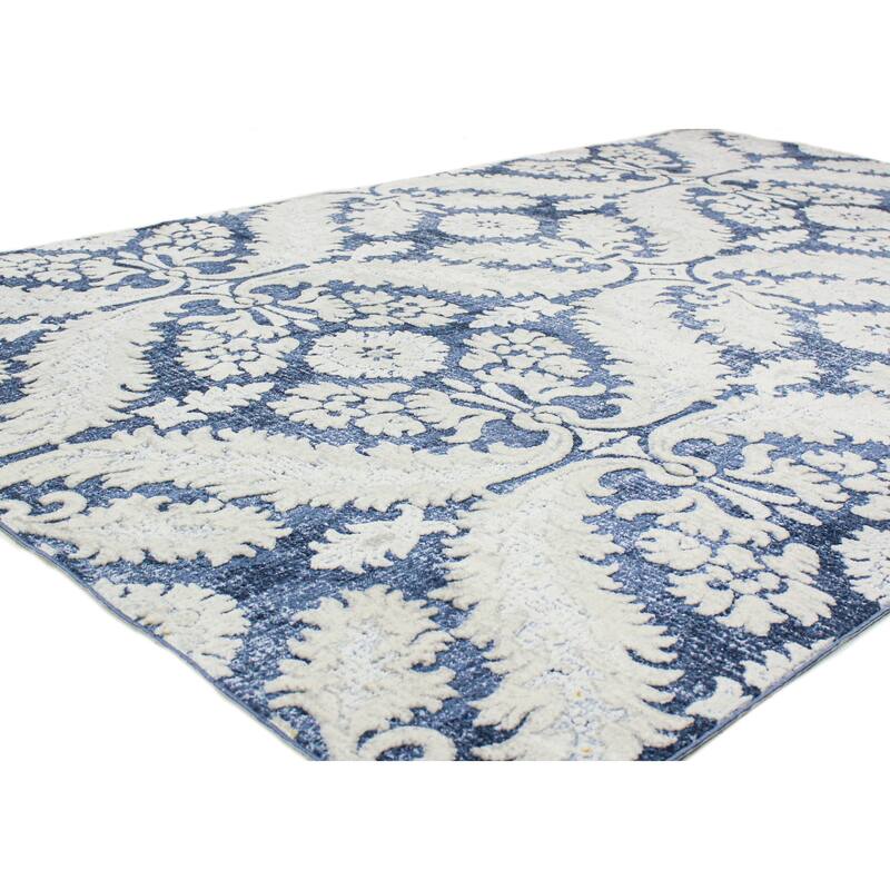 Bashian Santino Blue Transitional Area Rug