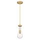 Option Brushed Brass / Clear Shade