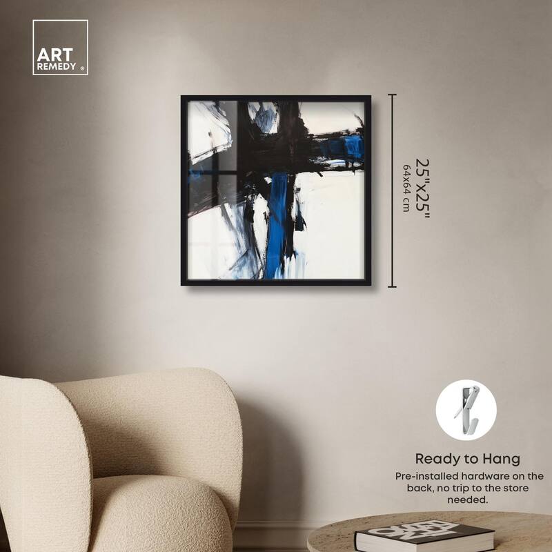 Blue Streak I Shadowbox by Art Remedy