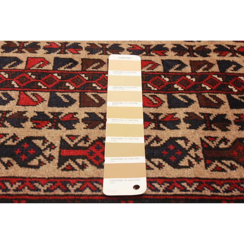Teimani Tan Rug 3'1" x 5'0" - 3'1 x 5'0