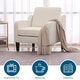 preview thumbnail 15 of 100, VINGLI Mid Century Modern Fabric Accent Chair