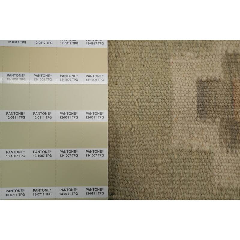 Hand Woven Oriental 100% Wool Carpet Southwestern Tribal Oranges & Rust Kilim Area Rug - 5' 8'' X 3' 11''