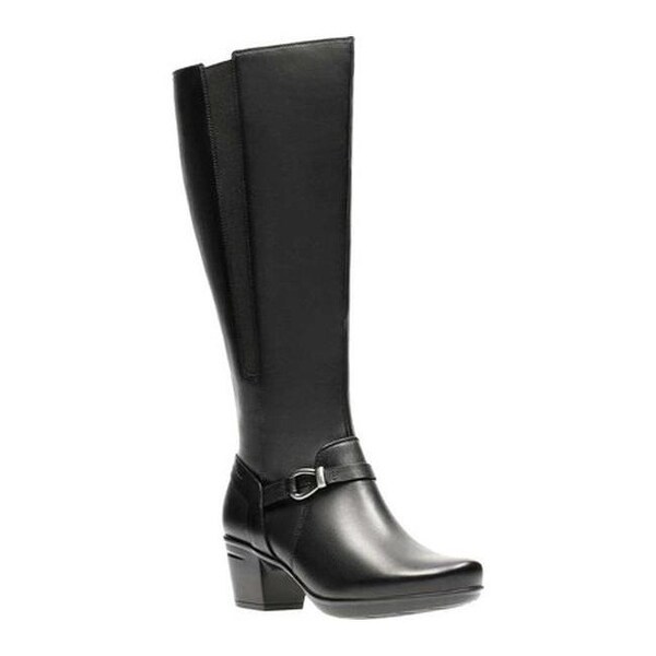 clarks knee high boots wide calf