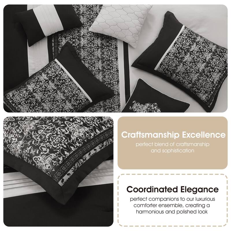 Nanshing Shelly 7 Piece Transitional Comforter Set