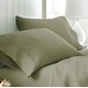 preview thumbnail 23 of 38, Home Collection Premium Ultra Soft 2-piece Microfiber Pillowcase Set King - Sage