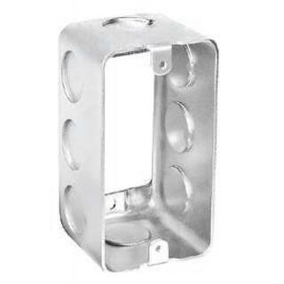 Yaocom 8 Pcs 1-7/8-inch Deep Metal Wall Outlet Box, 4 Inch By 2