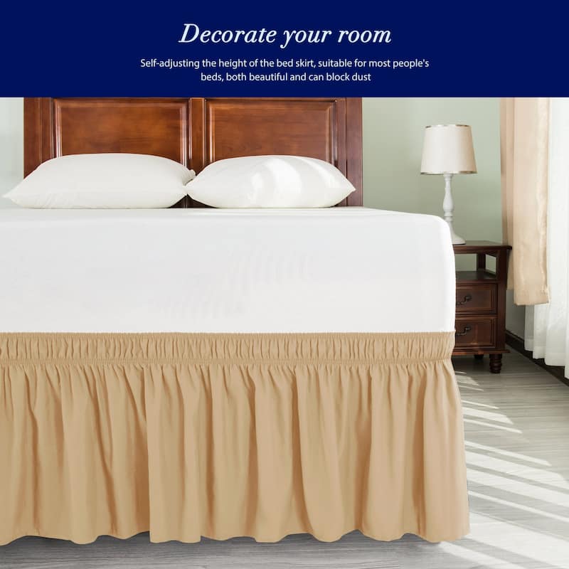 Subrtex Easy Fit 16-inch Drop Bed Skirts